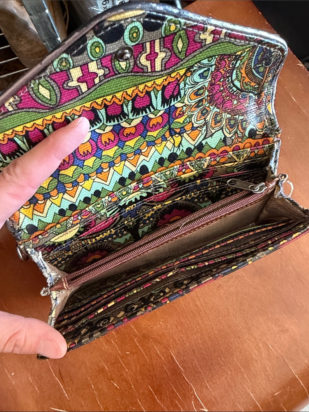 Sacroots Patterned Envelope Wallet - Picture 3 of 11